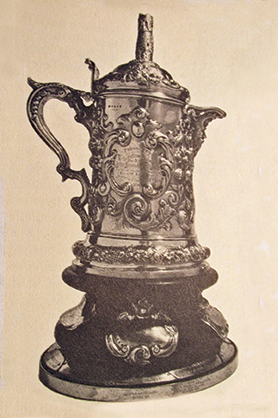 The Leech Cup. Presented to the American Riflemen for competition by Arthur Leech.